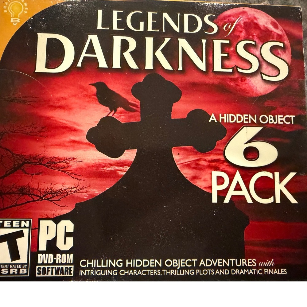 Legends of Darkness 6 Pack PC DVD-ROM Hidden Object Mystery Games 2013 Bundle